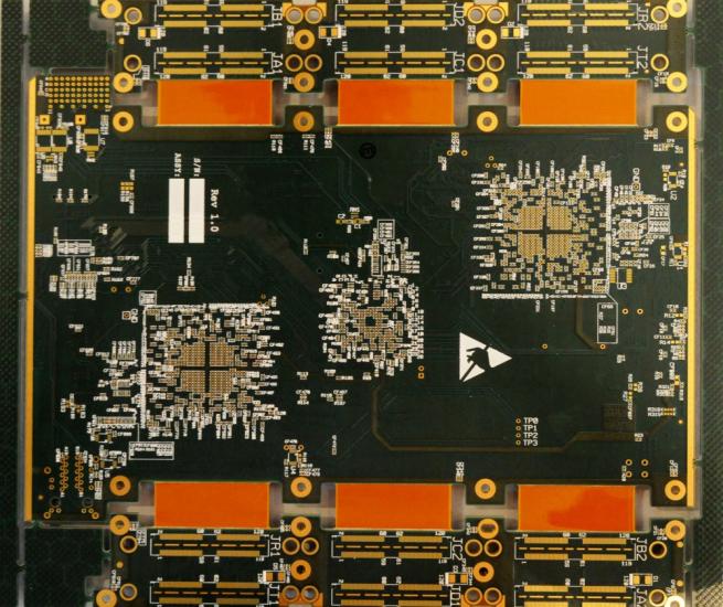 Flex-rigid PCB sample 1
