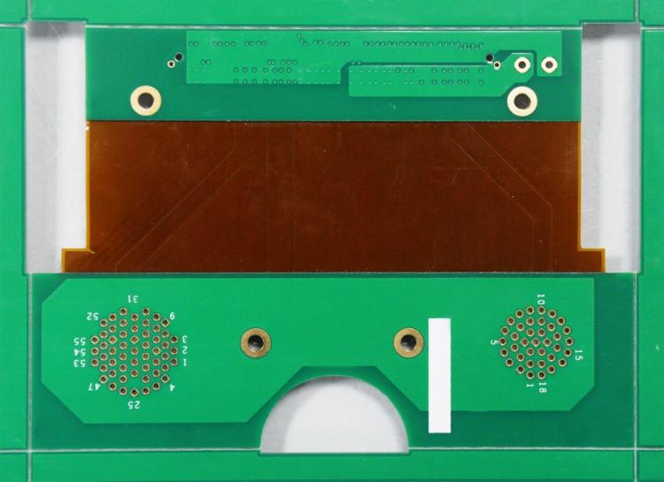 Flex-rigid PCB sample 2